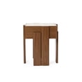 thumbnail image 4 of LuxenHome 2-Tier Farmhouse Side Table, Engineered Wood Sofa or Bedside Storage Stand, 4 of 7