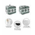 thumbnail image 2 of Fsddascl Green Boho Small Toaster Cover 2 Slice, Kitchen Appliance Covers, Ethnic Tribal Aztec Abstract Geometric Motifs Toaster Oven Cover with Loop, Bread Machine Cover Dust Cover Protection, 2 of 5