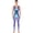 Blue, variant on Hansber Men's Shiny Metallic Tank Unitard Crew Neck Leggings One Piece Bodysuit Jumpsuit for Stage Dance Silver XL