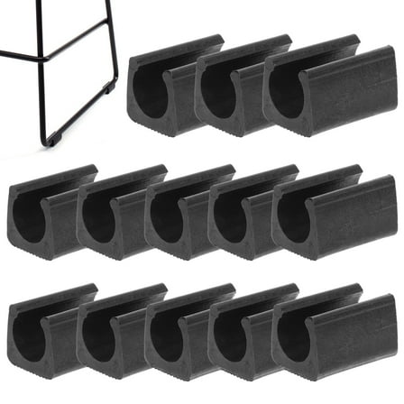 WSTEER 40-Pack U-Shaped Chair Leg Tips Caps Floor Protectors Foot covers for Furniture
