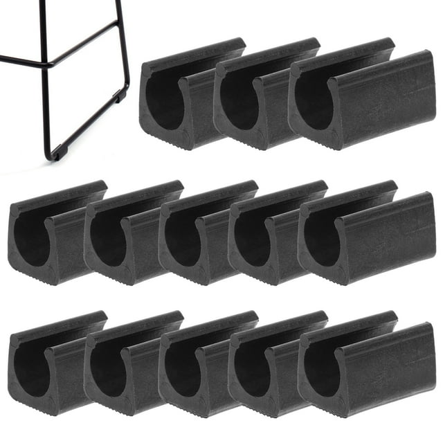 SHISUYAN 40pcs Chair Legs Tips Caps Floor Protectors Chair Foot Rail Protectors U Shape Foot Caps