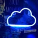 thumbnail image 3 of Letreros de neón LED para decoración de paredes, USB o batería azul nube Jormftte LN-2012-1, 3 of 7