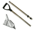 thumbnail image 2 of Dune Scoops Anaconda 11 x 6.5" Metal Detector Sand Scoop with Hexagon Holes, Stainless Steel Handle, and Finds Pouch, 2 of 11
