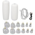 thumbnail image 1 of Kit de ventosaterapia eléctrica recargable por USB, máquina de raspado con ventosas de succión fuerte con 12 tazas, 1 of 14
