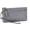 Gray, variant on Women Clutch Genuine Leather Zipper Wallet Purse with Wriststrap.