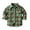 Retro Green, variant on FYMNSI Kids Boys Flannel Plaid Casual Shirts Button Down Shirt Toddler Flannel Shirt Family Matching Tops 2-3 Years Dark Red