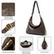 thumbnail image 5 of Bolso Hobo Celestina Celestina, ultrasuave, plegable, de piel vegana, 5 of 8