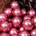 thumbnail image 3 of 10-100 piezas de globo de metal dorado plateado cromado globo decoración de boda blanco negro macarrón suministros para fiesta de cumpleaños 10 12 pulgadas, 3 of 5