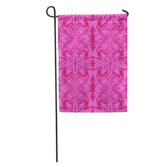 POGLIP Pink Hawaii Bright Floral Pattern Red Beach Cherry Festive Hawaiian Garden Flag Decorative Flag House Banner 28x40 inch
