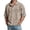 A-Beige1241, variant on Bibifish Mens Polo Shirts Short Sleeve Waffle Knit Relaxed Fit Casual Shirts Pocket Daily Wear Tops