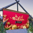 thumbnail image 4 of Large Merry Christmas Garage Door Mural Decorations for Holiday Party Event Signage in 7x16 Feet Size, 4 of 5