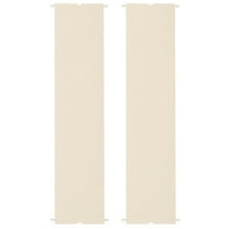 Topcobe 2 Pcs Pergola Replacement Canopy, UV Protection Pergola Shade Cover, Easy to Install, for 10 x 11.8ft Pergola, Outdoor Canopy, Shade Canopy, Patio Canopy, Khaki