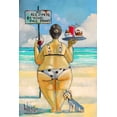 thumbnail image 2 of West, Ronald 17x24 White Modern Wood Framed Museum Art Print Titled - No Alcohol Beyond This Point, 2 of 4