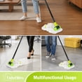 thumbnail image 3 of TidyBliss Commercial Mop Heavy Duty with 57.5 inches Long Handle (Green), 3 of 8