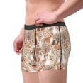 thumbnail image 2 of Kdxio Men's Boxer Briefs with Woodland Animals in Neutral Tones Print - Comfortable and Breathable Underwear for Everyday Wear, 2 of 5