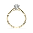 thumbnail image 2 of 1.00 Ct Brilliant Pear Shape Genuine Diamond Sparkle Ring for Engagement and Wedding in Solid 18K Yellow Gold Size 6.5, 2 of 6