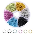 thumbnail image 1 of Coofit Open Jump Rings Colorful 1080PCS Jump Ring Connectors Jewelry Connector Rings, 1 of 10