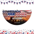 thumbnail image 6 of 250th Anniversary USA Flag,American Fan Flag,17.7"x35.4" Patriotic Flags Banner, Bunting Flag Patriotic Half Fan Banner for Wall,Front Door,Porch,Fence,Outdoor 4th of July Decorations, 6 of 7