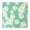Green Daisy Flower, variant on Pink Breast Cancer Awareness Pattern Square Fitted Tablecloth with Elastic Edge,Square Table Cover,Washable Elastic Table Cover for Home Kitchen Party Decor 34"x34"