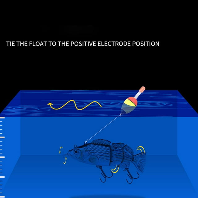 Cebo eléctrico para nadar, segmento robótico, señuelo de pesca con carga USB