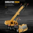 Meterk Remote Control Crane Toy, 2.4GHz 6 Channel Construction Crane with Light, Rechargeable