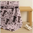 thumbnail image 4 of Soimoi Pink Cotton Voile Fabric Seeds,Herbs & Flower Print Sewing Fabric Yard 56 Inch Wide, 4 of 7