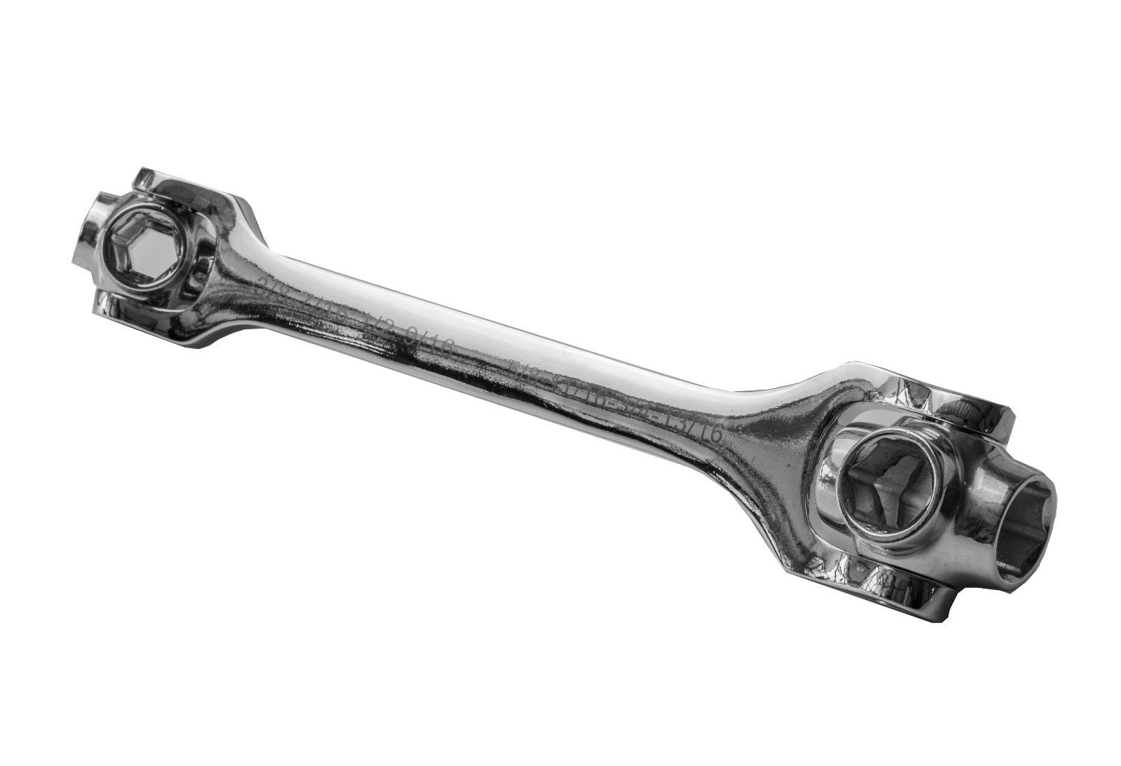 2 pc Dog Bone 8 in 1 Socket Wrench Set SAE MM Socket Wrench Tool 