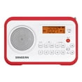 thumbnail image 4 of Sangean PR-D18RD AM/FM/Portable Digital Radio with Protective Bumper (White/Red), 4 of 20