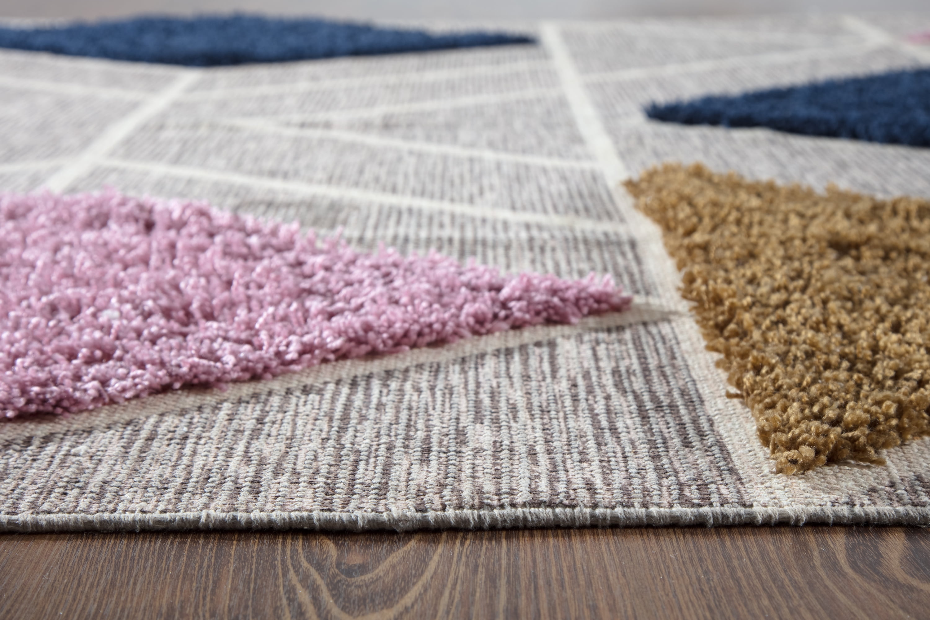 Diamond Aztec Tufted Flat Weave Area Rug 7"x10" by Drew Barrymore Flower Home