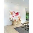 thumbnail image 5 of Marmont Hill "Floral Map" by Diana Alcala Painting Print on White Wood, 5 of 7
