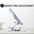 thumbnail image 5 of Support pour Tablette Ajustable, Support iPad en Acrylique avec Base Rotative à 360°, Support de Bureau Pliable Compatible, 5 of 5