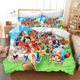 thumbnail image 1 of DdonvgAnimeOnePieceBedLinenSet,LuffyDuvetCover,3dPrint,100%MicrofibreDuvetCoverWithPillowcasesForChildren, 1 of 5