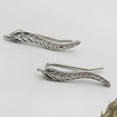 thumbnail image 1 of Hytrove 1Par Pendientes Trepadores Hoja Delicados Para Mujer, 1 of 7