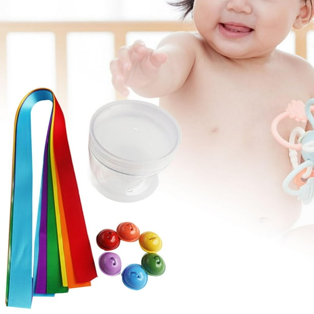 Juguete Montessori De Cuerda De Tracción Para Bebés – 6 Cuerdas De Texturas Diferentes Para Motricidad Fina Y Dentición