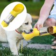 thumbnail image 2 of de botellas Tazón Recipiente de comida para caminar, Porta bolsas, Pequeño y liviano Amarillo Zulema botella de agua para perros, 2 of 8