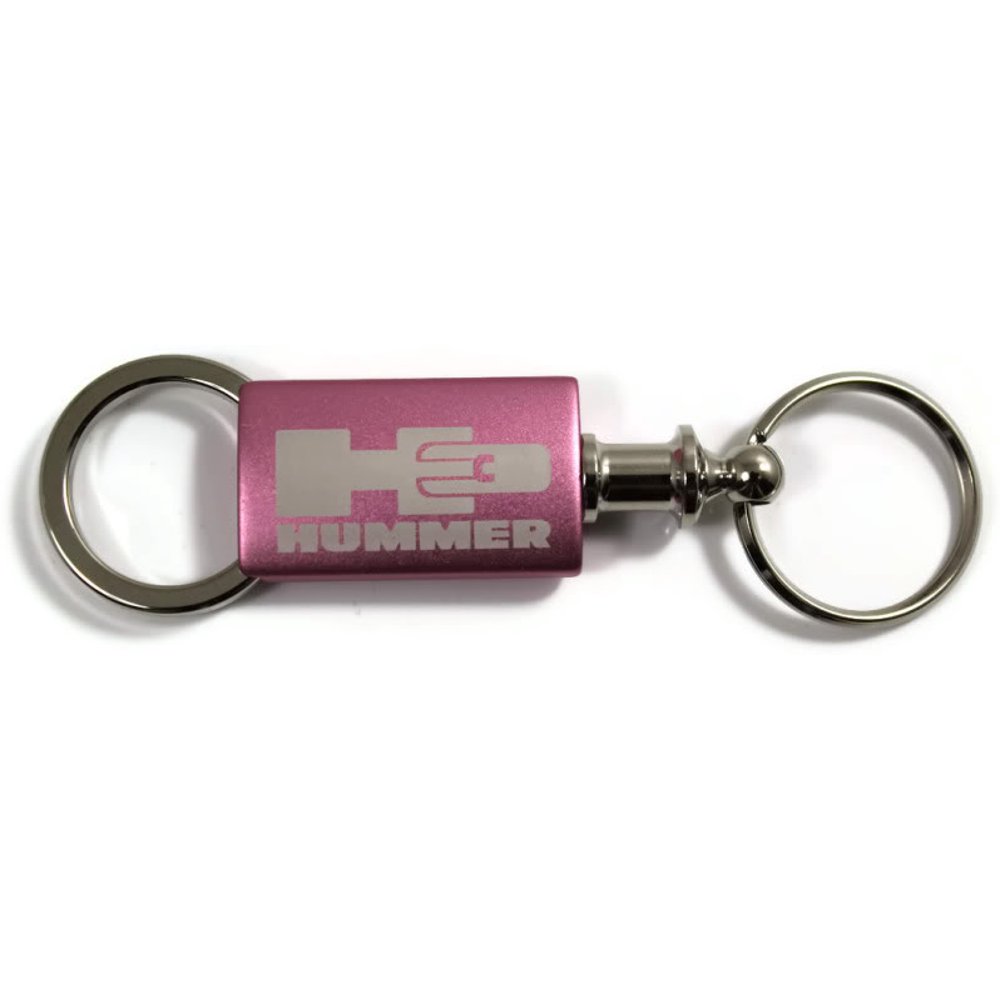 Hummer H3 Pink Anodized Aluminum Valet Key Chain