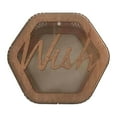 thumbnail image 1 of Caja de tarjeta de boda Zulema Hexágono de Madera Decoración Hueca Rústica Almacenamiento de Tarjetas de Boda, 1 of 8