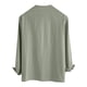 thumbnail image 5 of Blusas y camisas de manga larga con cuello en V para hombre, blusas casuales de moda con cordón y cuello en V de manga larga, blusas para hombre, 5 of 5