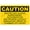 Warning Sign 1, variant on Metal Caution UNLAWFUL TO DISPENSE FUEL INTO PLASTIC/GLASS Sign - 12×8 Inches, Office Enterprise Safety Equipment Warning Decor