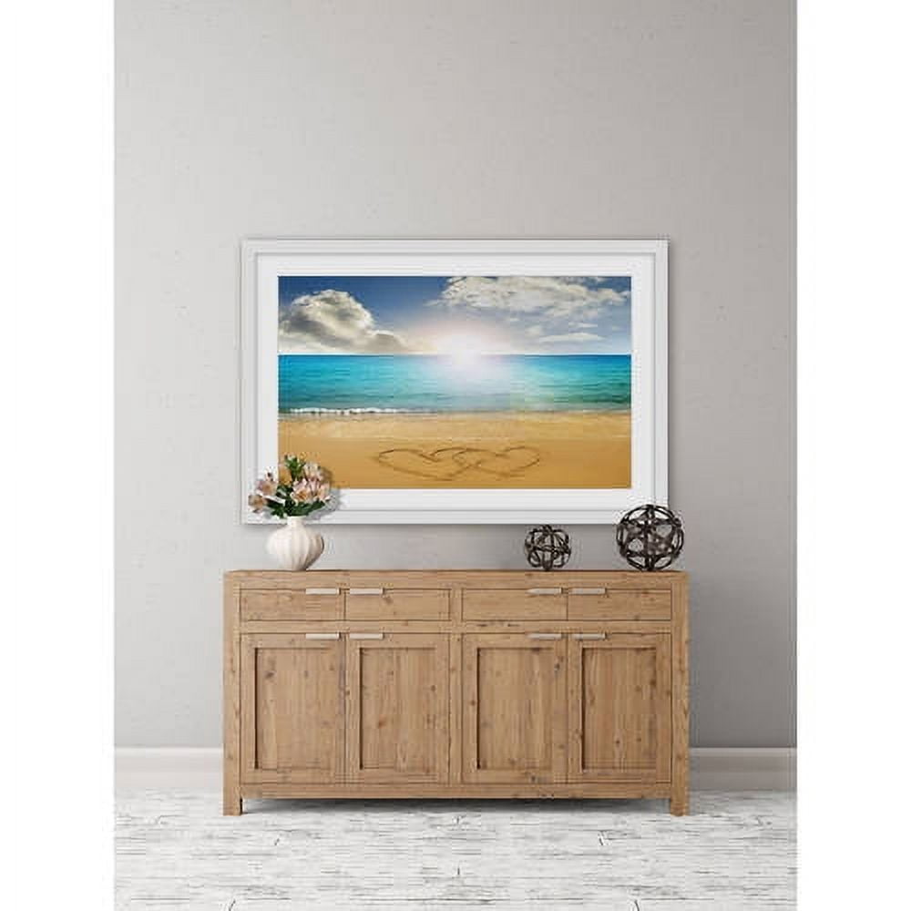Marmont Hill "Hearts Linked" Framed Painting Print
