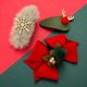 thumbnail image 2 of 4 Uds. Pinzas navideñas para el pelo para niños con pulsera Slap, horquillas de cocodrilo con asta de dibujos animados y copo de nieve, decoración para fiesta, 2 of 5