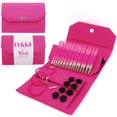 thumbnail image 1 of Lykke - Juego de regalo intercambiable con bolsa de tejido de cesta magenta rubor de 5"", 1 of 1