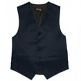 thumbnail image 6 of Midnight Blue Men's Satin Vest Spencer J's - XS, 6 of 6