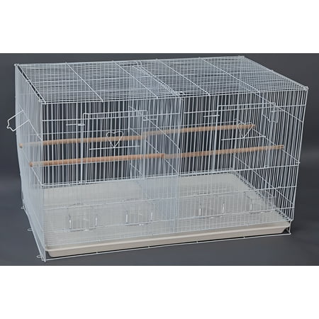 Large 30" Center Divider Breeding Breeder Bird Flight Cages For Aviaries Canaries Budgies Parakeets Finches Parakeets Lovebirds