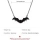 thumbnail image 5 of Collar con colgante de murciélago Yashi cadena de clavícula gótico oscuro, 5 of 5