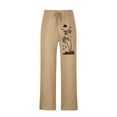thumbnail image 4 of WXLWZYWL Pants for Men Relaxed Fit Big and Tall Men's Sweatpants Jogging Pants Athletic Bottoms with Elastic Waist and Adjustable Drawstring, 4 of 4