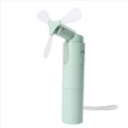 thumbnail image 2 of 2X Mini Ventilador de Mano, Portátil, Recargable, 3000 MAh, Alimentado por Batería USB, Tiempo de Ejecución de Más de 22 Horas, Pequeño Ventilador de Mano, Verde, 2 of 2