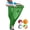 green_4pcs*bouncyballs#22, variant on Bamboohart Granny Pants Yard Game Set GrannyPants YardGame Funny Giant Stretchy Pants Granny Pants Outdoor Game Fun Family Reunion & Adult Yard Game for Groups