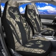 thumbnail image 2 of XYZCANDO Deer Car Front Seat Covers 2 Pcs Camouflage Hunt Nonslip Car Seat Covers Front Seats Only Easy to Install and Clean Cars Accessories Universal Fit Most Cars,SUVs,Sedans, 2 of 7