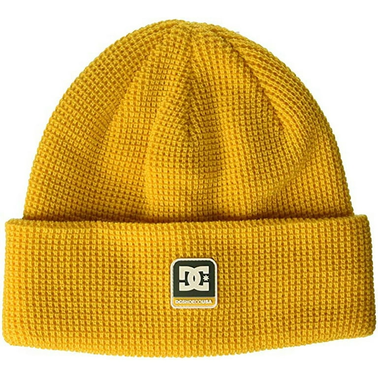 DC Men s Beanie Hat Yellow Walmart